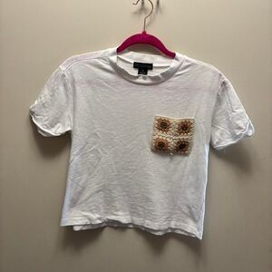 Unbranded Women's White Crop-top
